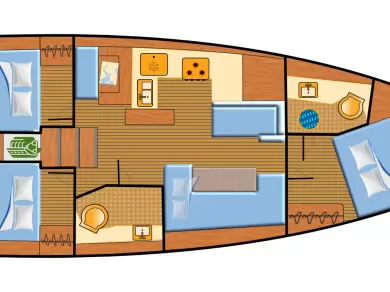 Location bateau Jeanneau Sun Odyssey 410 à Palma de Majorque sur Samboat
