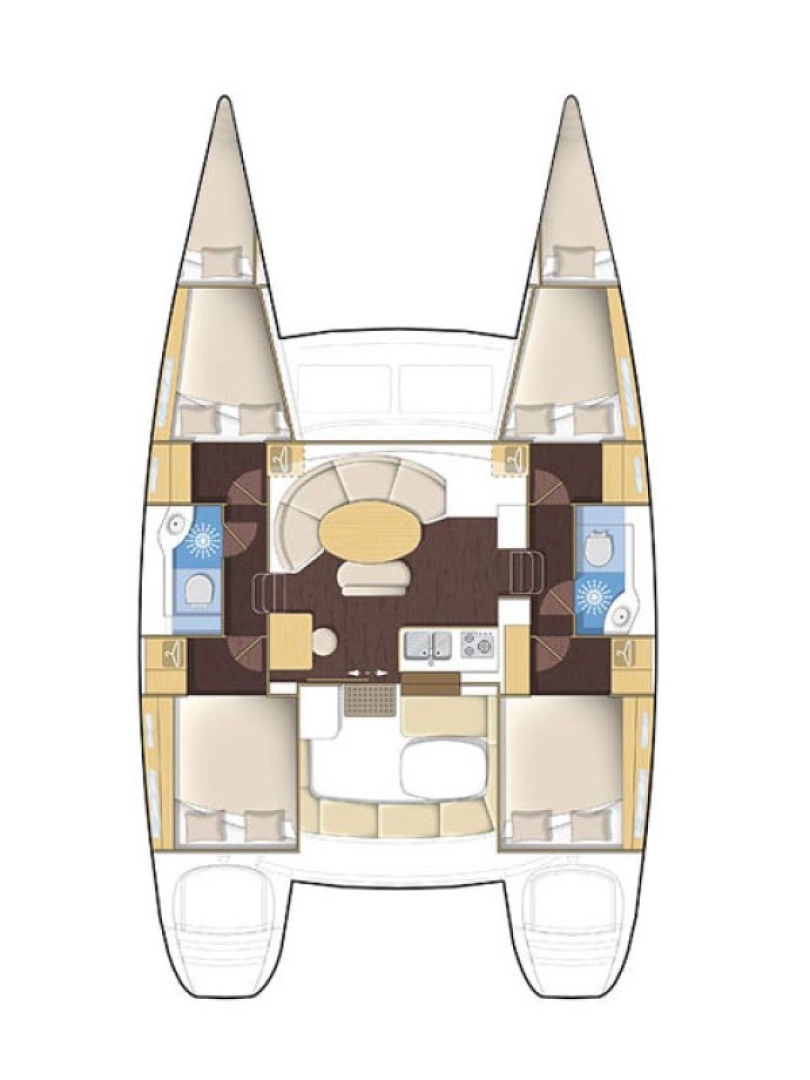 Lagoon Lagoon 380 a louer à Komolac
