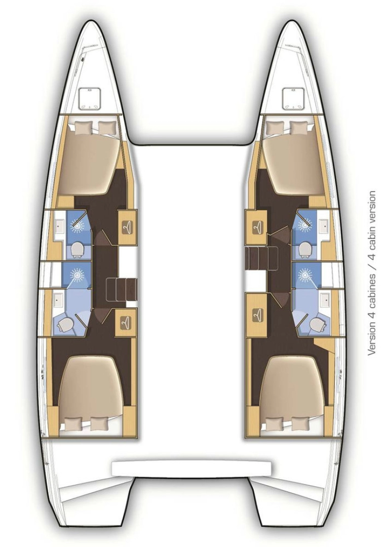 Location Catamaran à Salamína - Lagoon Lagoon 42