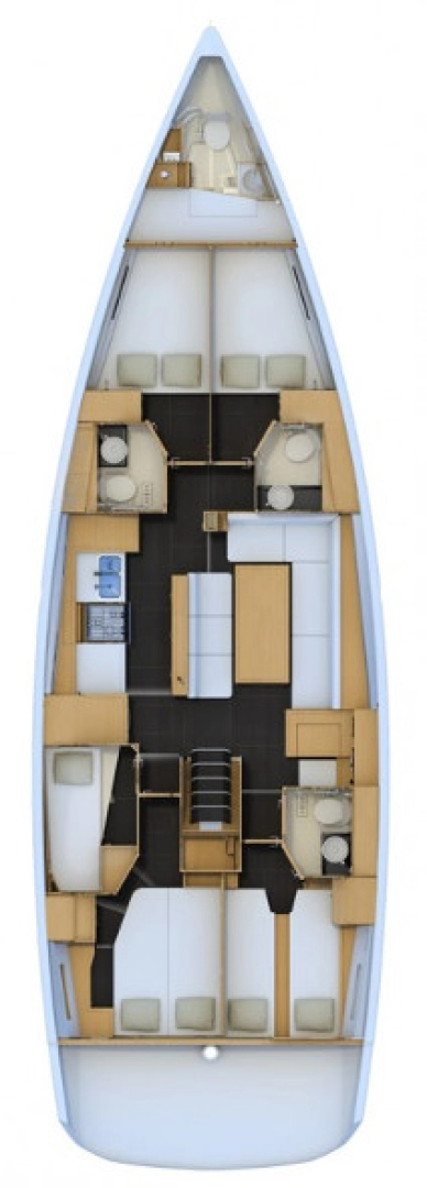 Location bateau Jeanneau Jeanneau 54 à Split sur Samboat