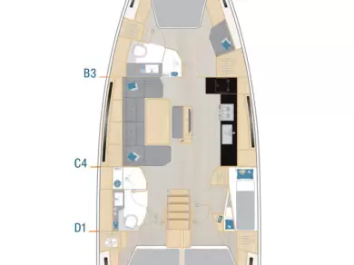 Louez un Hanse Hanse 460 à Göcek