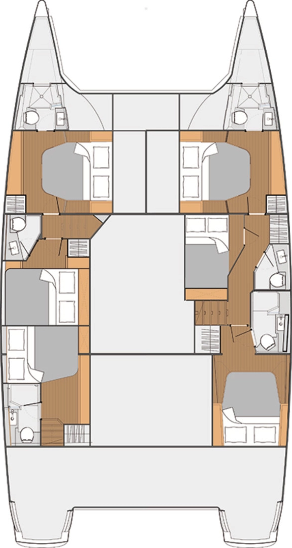 Location Catamaran à Trogir - Fountaine Pajot Saba 50