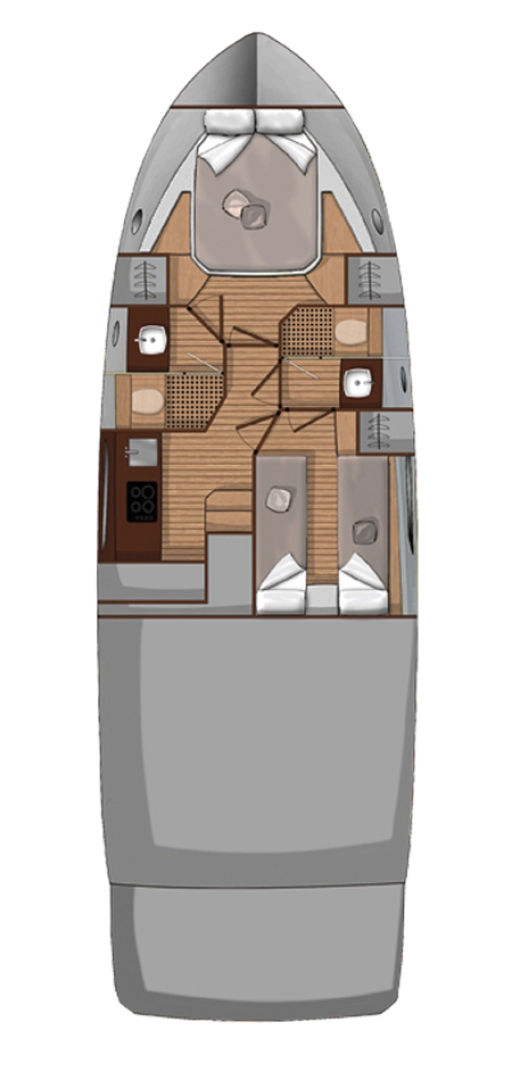 Louer Bateau à moteur avec ou sans skipper Sessa Marine à Sukošan