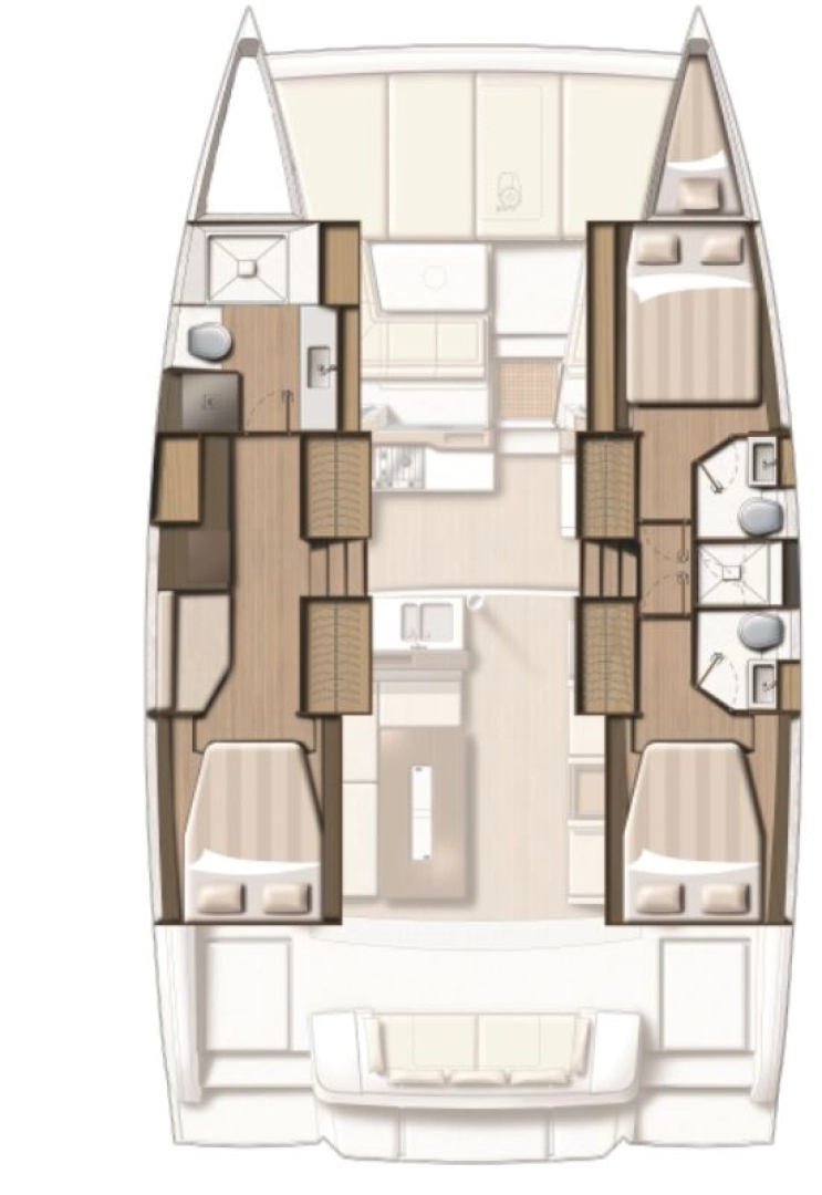 Location à Saint Thomas - Bali Bali 4.2 sur SamBoat