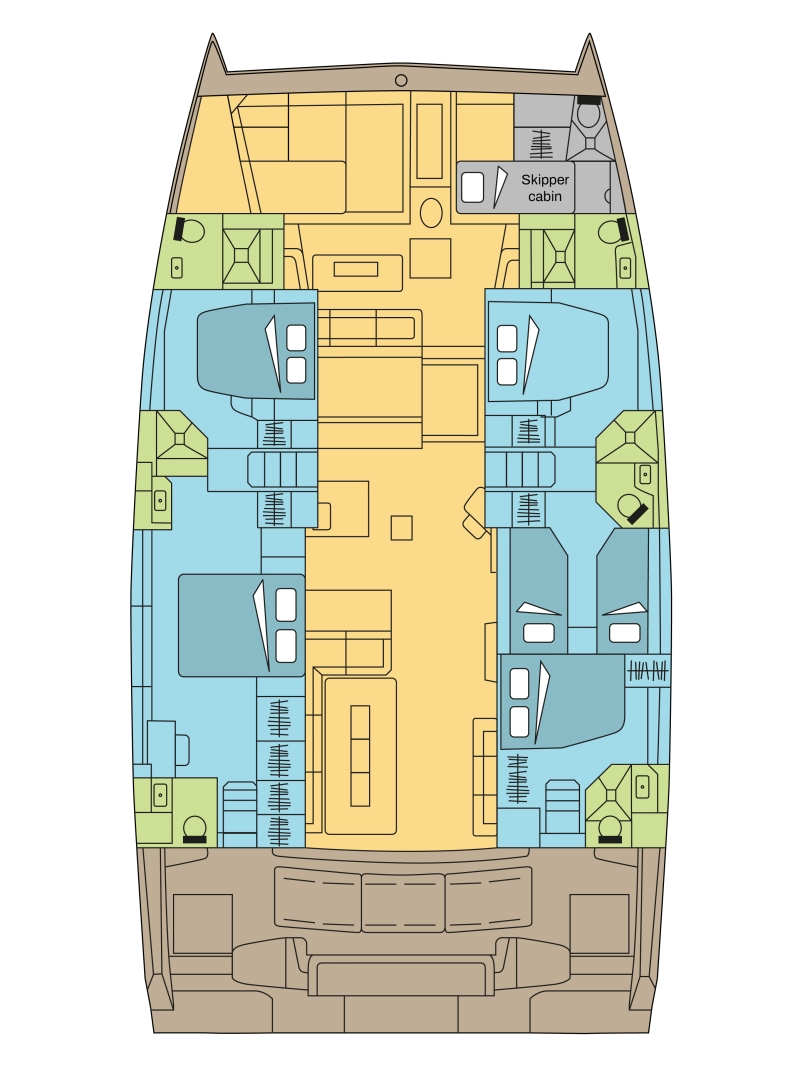 Location à Île Raiatea - Bali Bali 5.4 sur SamBoat