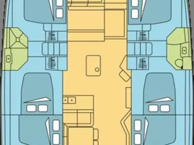 Location Catamaran à Île Raiatea - Bali Bali 5.4