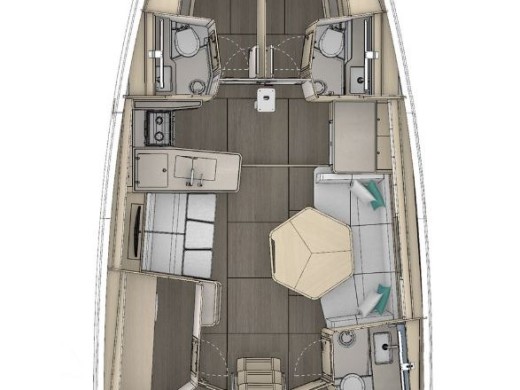 Location bateau Seget Donji pas cher Dufour 48