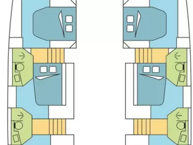 Fountaine Pajot Ipanema 58 a louer à Bas du Fort