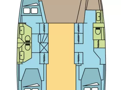 Location Catamaran à Parham Town - Fountaine Pajot Isla 40