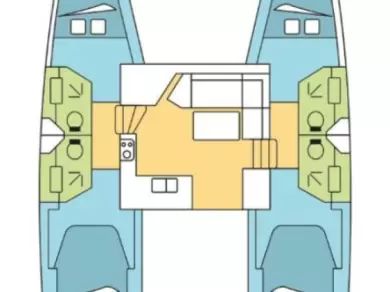 Fountaine Pajot Lucia 40 a louer à Le Marin