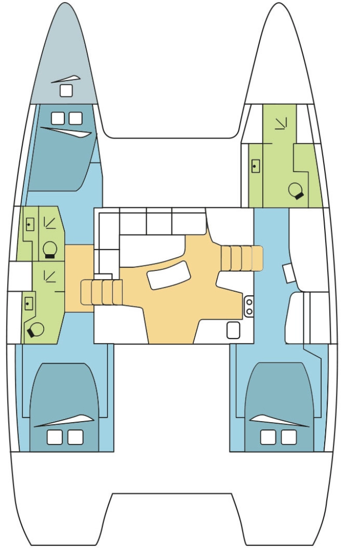 Location bateau Lagoon Lagoon 42 à Saint Thomas sur Samboat