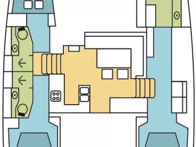 Location bateau Parham Town pas cher Lagoon 450 Sport Top