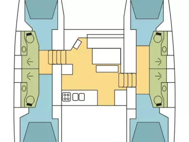 Location Catamaran à Nassau - Lagoon Lagoon 46