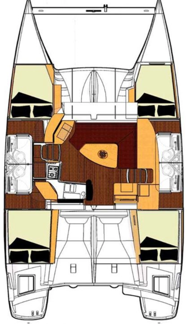 Location Catamaran Fountaine Pajot avec permis