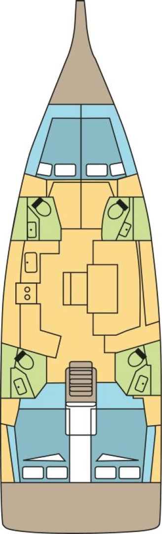 Location bateau Pouzoles pas cher Oceanis 46.1