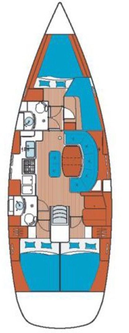Location bateau Bénéteau Oceanis 411 Clipper à Betina sur Samboat