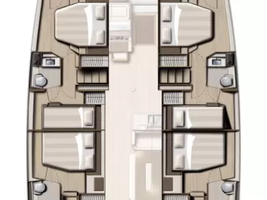 Location bateau Bali Bali 4.8 à Kaštela sur Samboat