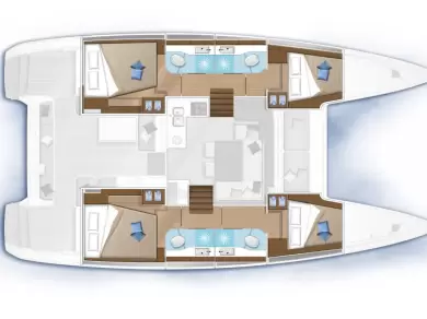 Location Catamaran à Kaštela - Lagoon Lagoon 40