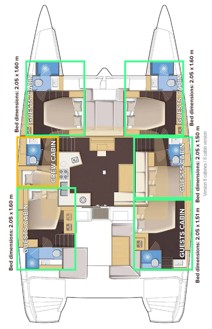 Catamaran à louer à Kaštela au meilleur prix