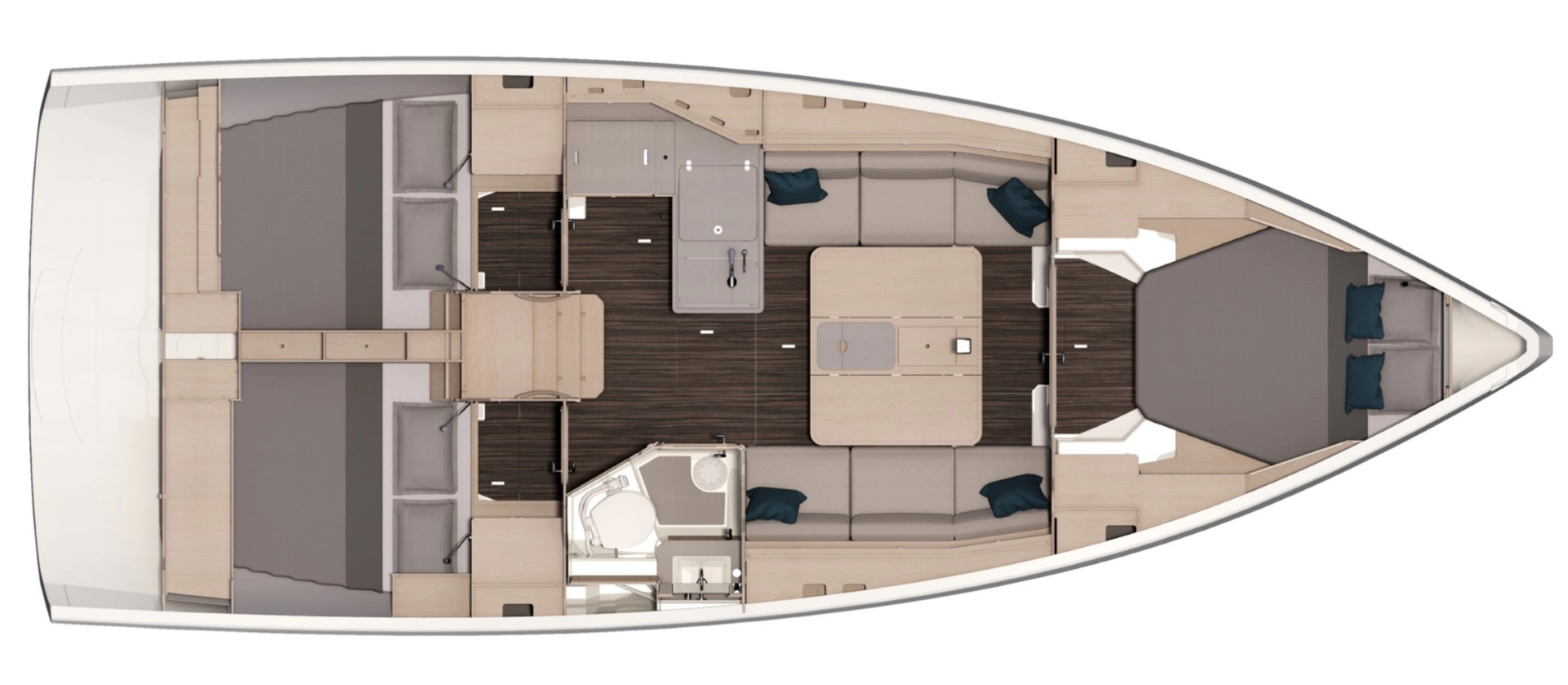 Location bateau Dufour Dufour 37 à Álimos sur Samboat