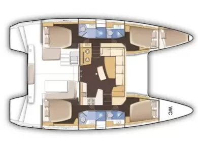 Lagoon Lagoon 42 a louer à Paros (Ile)