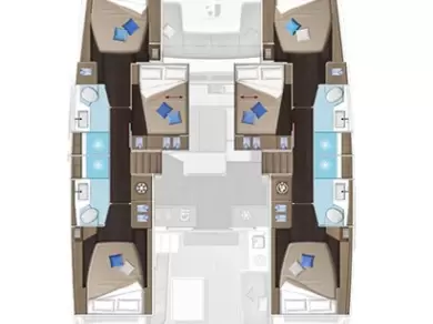 Louer Catamaran avec ou sans skipper Lagoon à Álimos