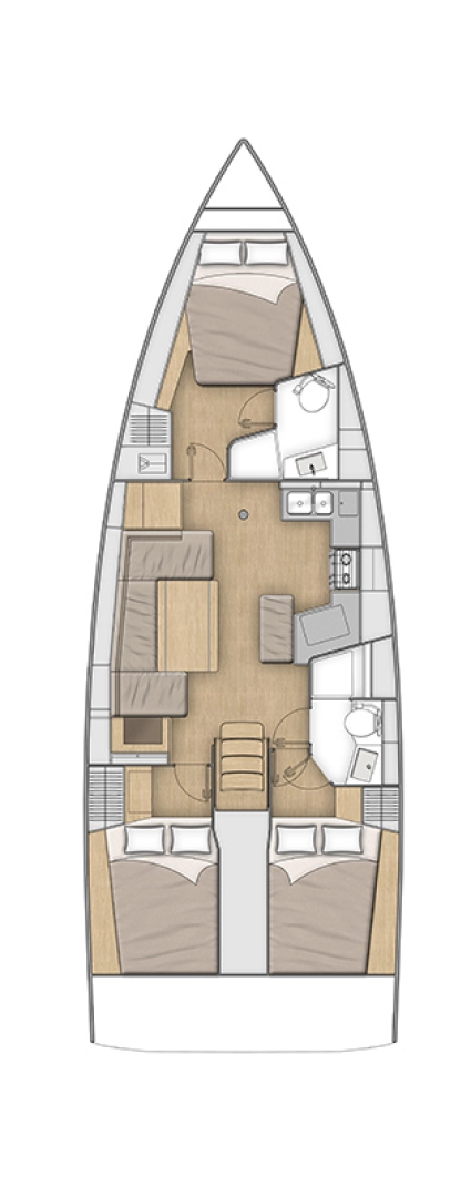 Bénéteau Oceanis 40.1 a louer à Lávrio