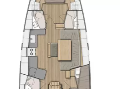 Bénéteau Oceanis 46.1 a louer à Álimos