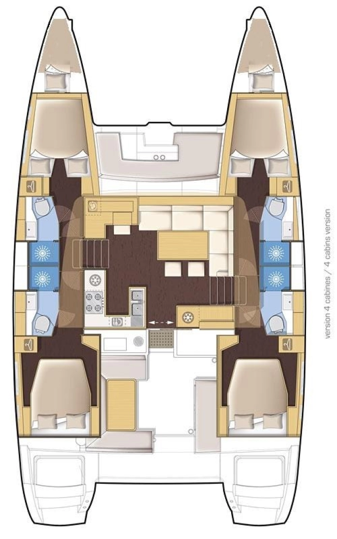 Location Catamaran Lagoon avec permis