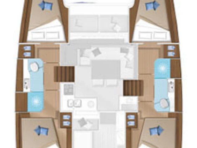 Location bateau Lagoon Lagoon 40 à Bormes-les-Mimosas sur Samboat