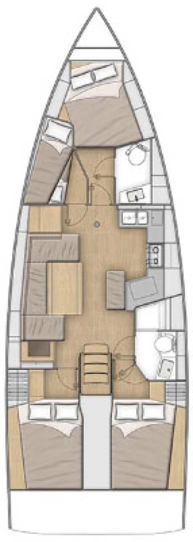 Location bateau Bénéteau Oceanis 40.1 à Bormes-les-Mimosas sur Samboat