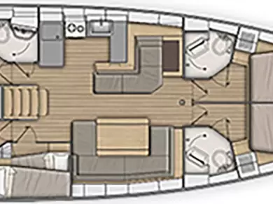 Location bateau Bénéteau Oceanis 51.1 à Mykonos (Île) sur Samboat