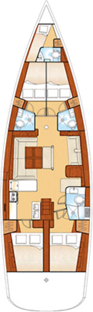 Location bateau Páleros pas cher Oceanis 54