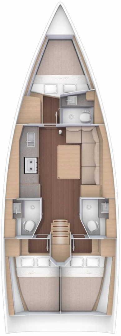 Location bateau Rhodes (Ville) pas cher Dufour 390 GL