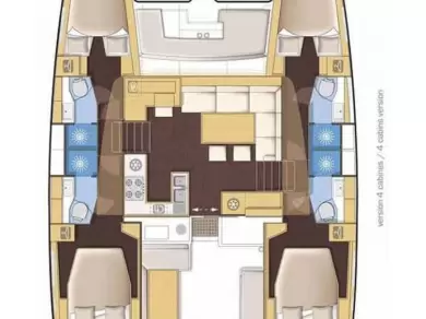 Catamaran à louer à Nidri au meilleur prix