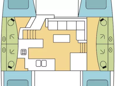 Location à Road Town - Fountaine Pajot Elba 45 sur SamBoat