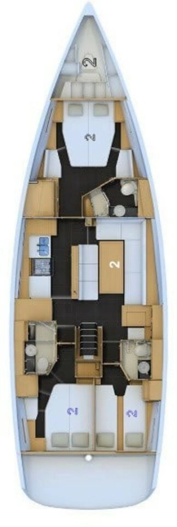 Location bateau Jeanneau Jeanneau 54 à Road Town sur Samboat