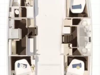 Location Catamaran à Frenchtown - Fountaine Pajot Fountaine Pajot FP 44 Maestro - 3 cab.