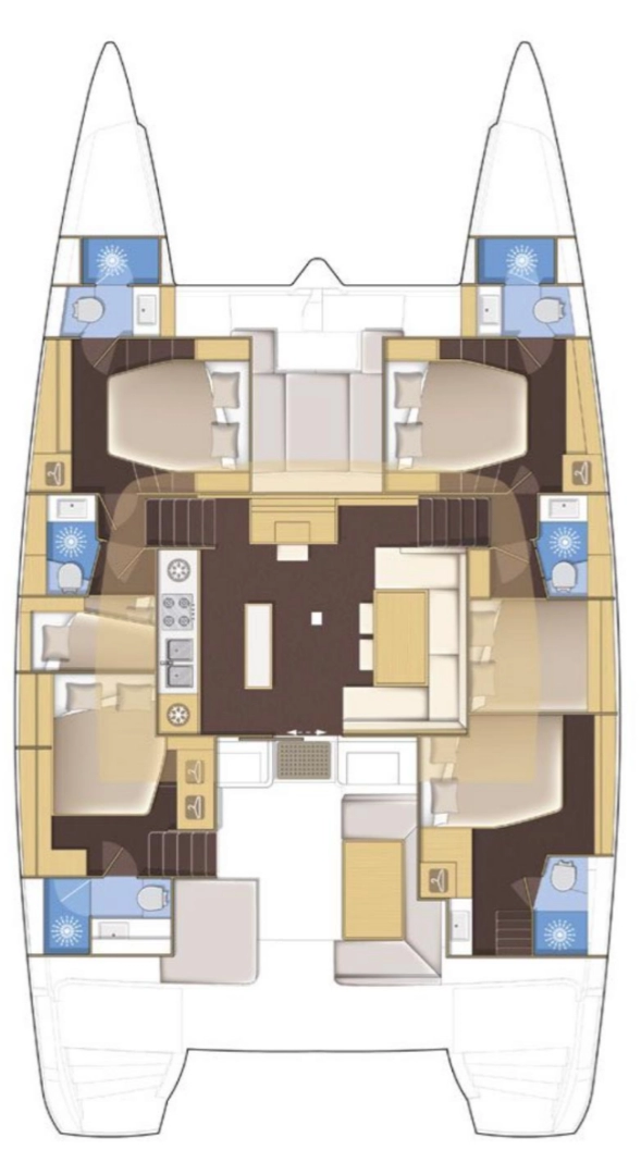 Location Catamaran à Belize City - Lagoon Lagoon 52