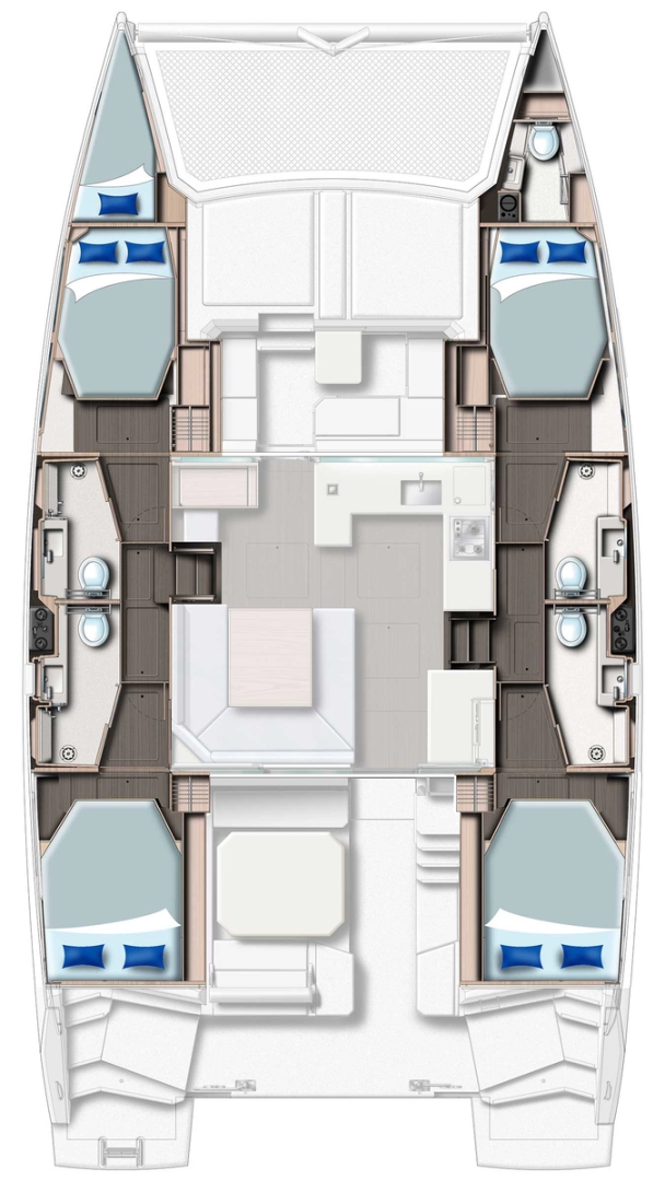 Louer Catamaran avec ou sans skipper Leopard Catamarans / Robertson & Caine à Belize City