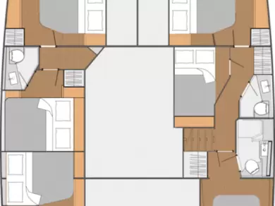 Location Catamaran à Eden Island - Fountaine Pajot Saba 50