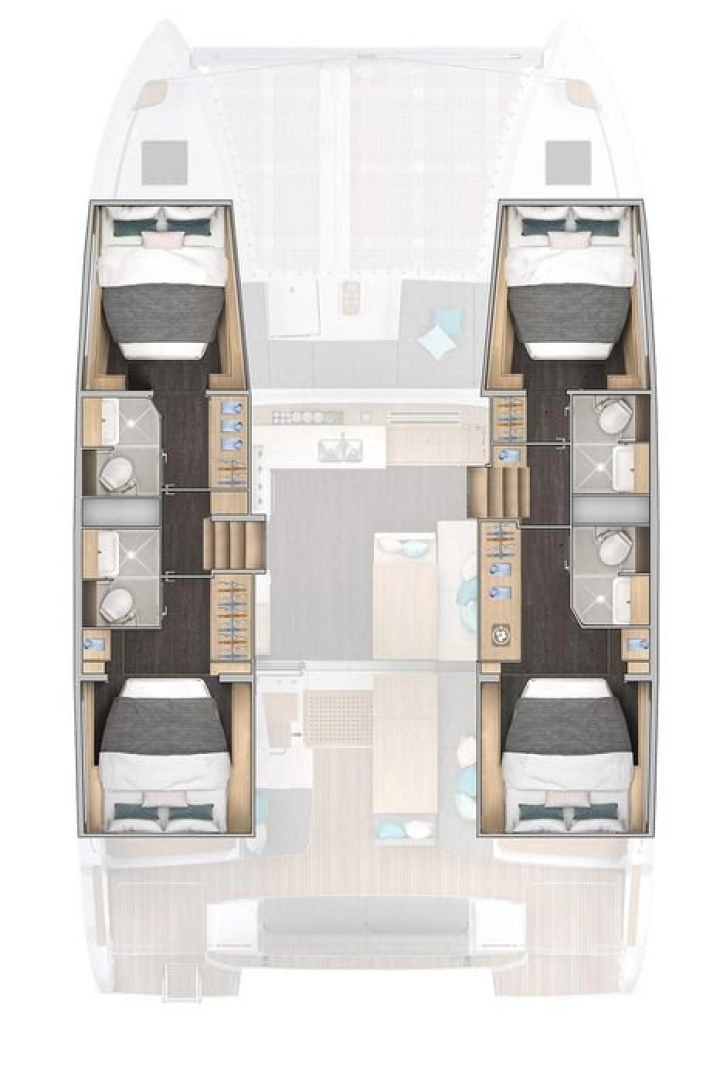 Location bateau Lagoon Lagoon 43 à Ao Po sur Samboat