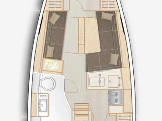 Location bateau Marseille pas cher Hanse 348