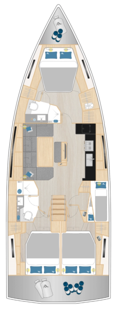 Location Voilier Hanse avec permis