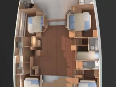 Location bateau Split pas cher Dufour Catamarans 48 Sail