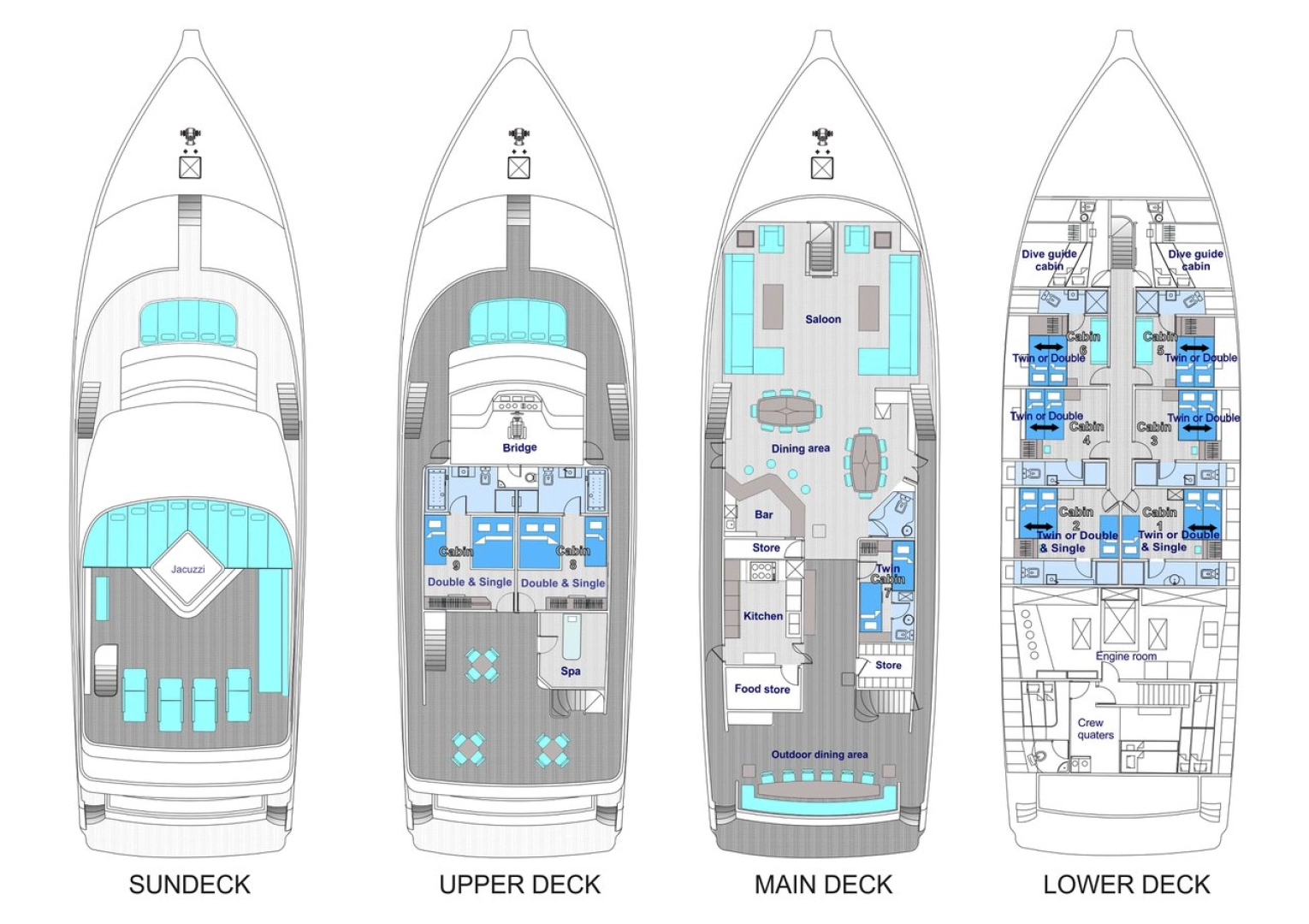 Location Yacht à Malé - Custom Made MY Honors Legacy