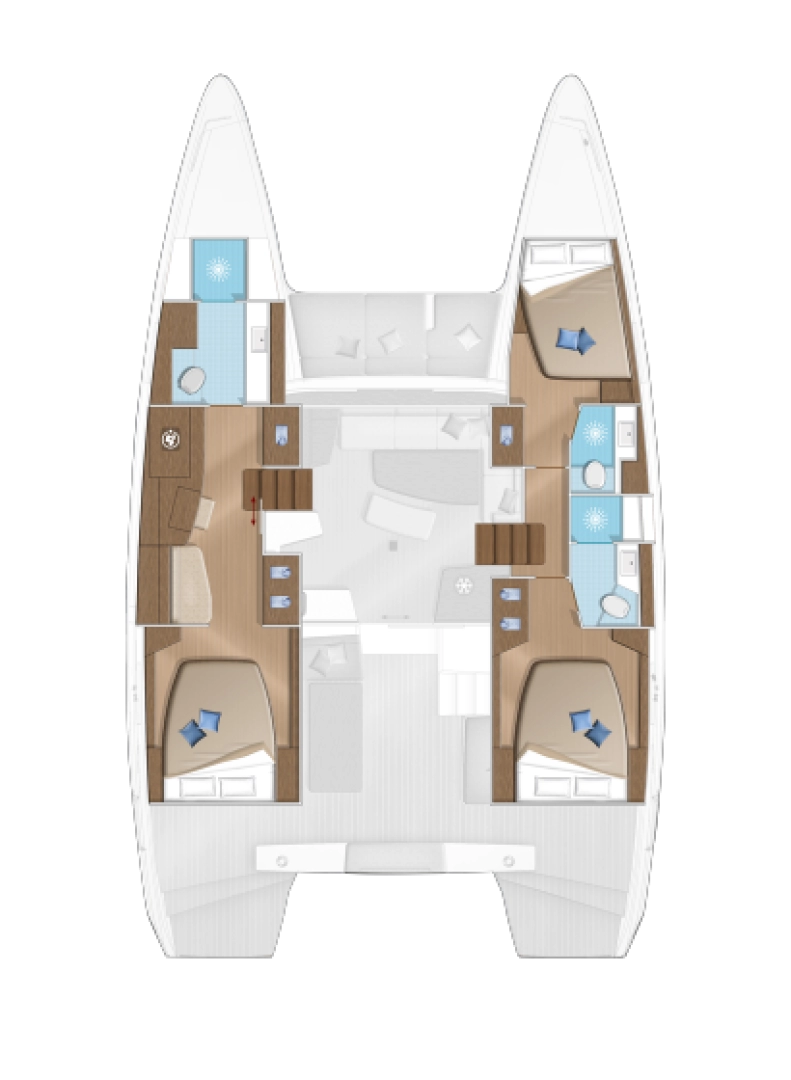 Louer Catamaran avec ou sans skipper Lagoon à Rogoznica