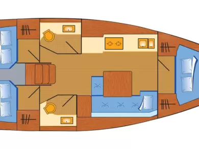 Location bateau Heiligenhafen pas cher Dufour 382 Grand Large