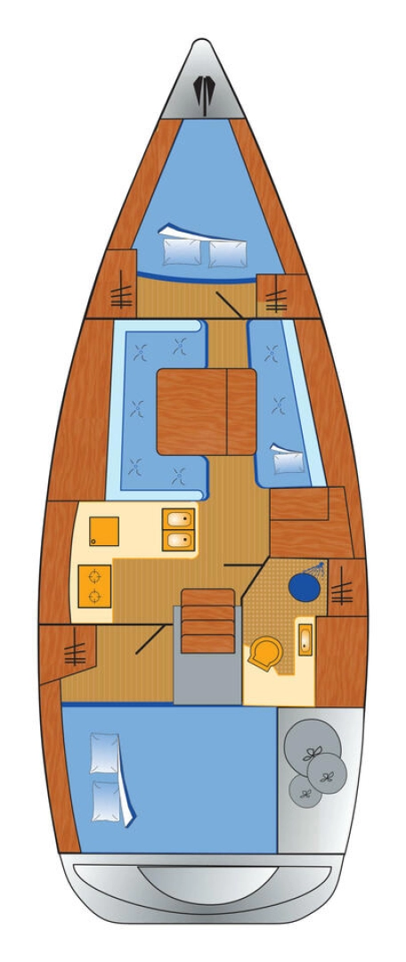 Bénéteau Oceanis 34.2 a louer à Barth
