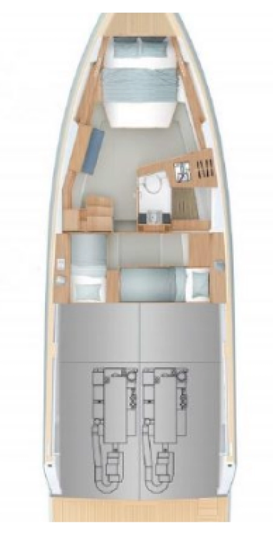 Louer Bateau à moteur avec ou sans skipper Fjord à Portals Nous